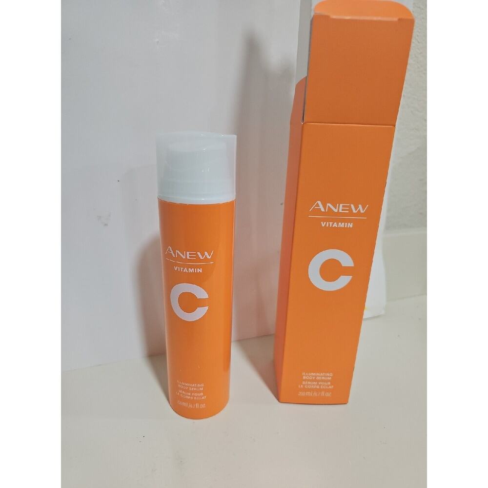 Avon‎ Anew Vitamin C Illuminating Body Serum 6.7oz Antioxidants $34 Value